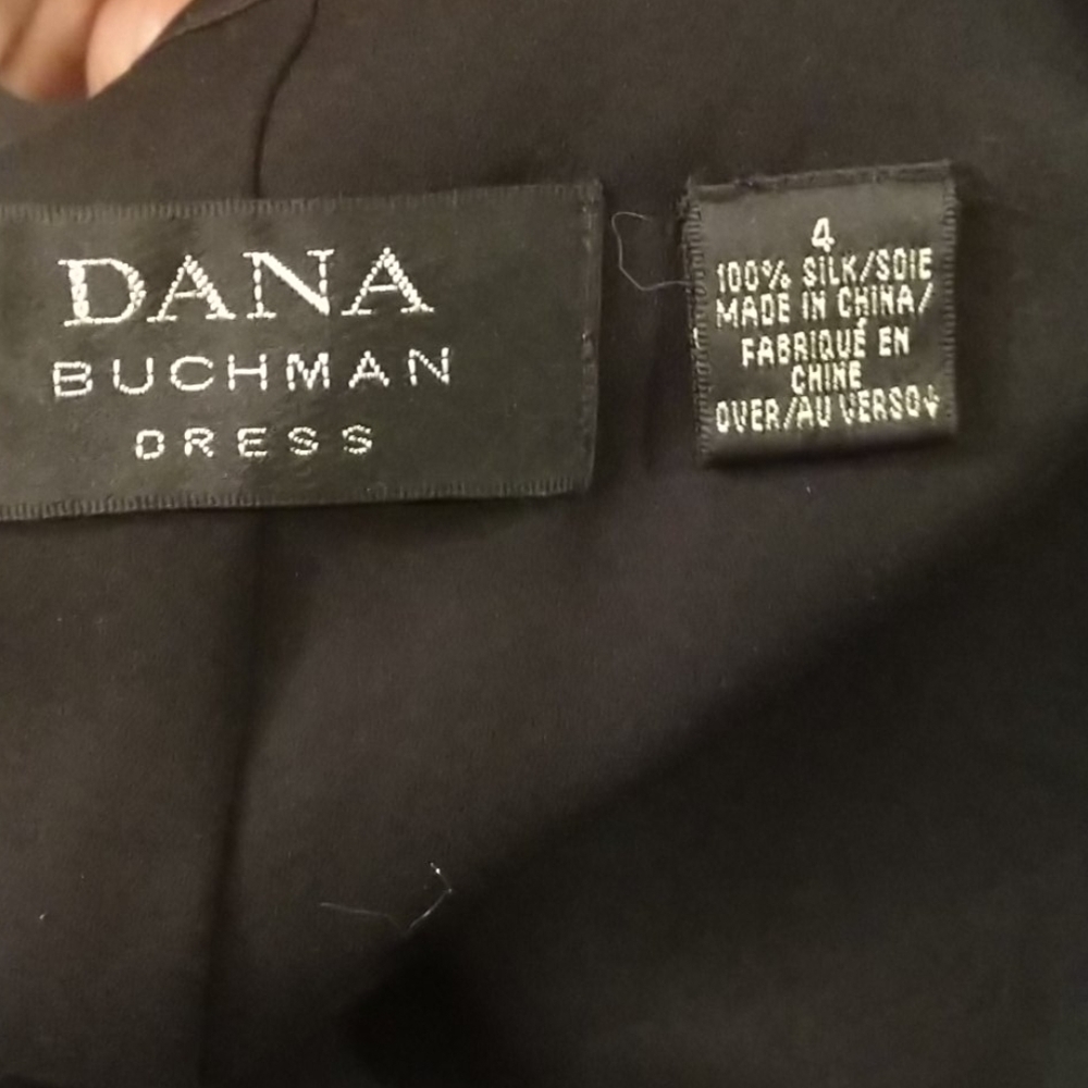 Dana Buchman Vintage Silk Wrap Dress - Picture 7 of 7